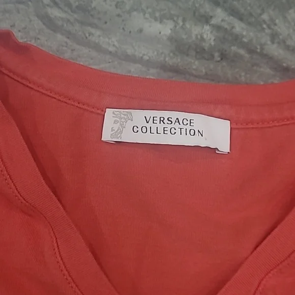 VERSACE COLLECTION MEN'S HALF.MEDUSA STUDDED MOSAIC TEE SHIRT MEDIUM SIZE - Picture 3 of 5